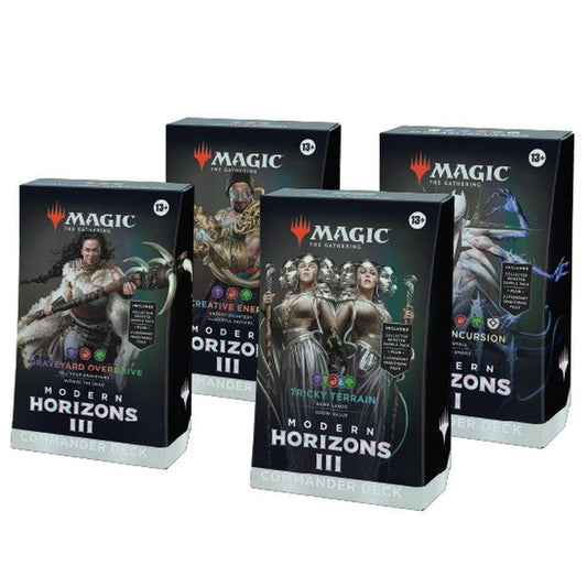 Magic the Gathering: Modern Horizons 3 Commander Deck Case (Set of 4)