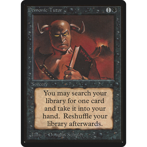 Demonic Tutor [Limited Edition Beta]