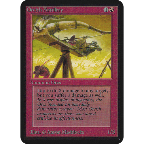 Orcish Artillery [Limited Edition Alpha]
