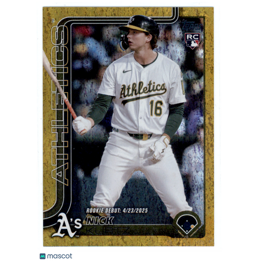 2025 Topps Update Series Nick Kurtz #US197 Gold Foil