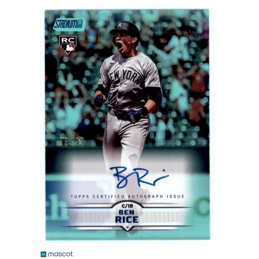 2025 Topps Stadium Club Ben Rice #SCBA-BR