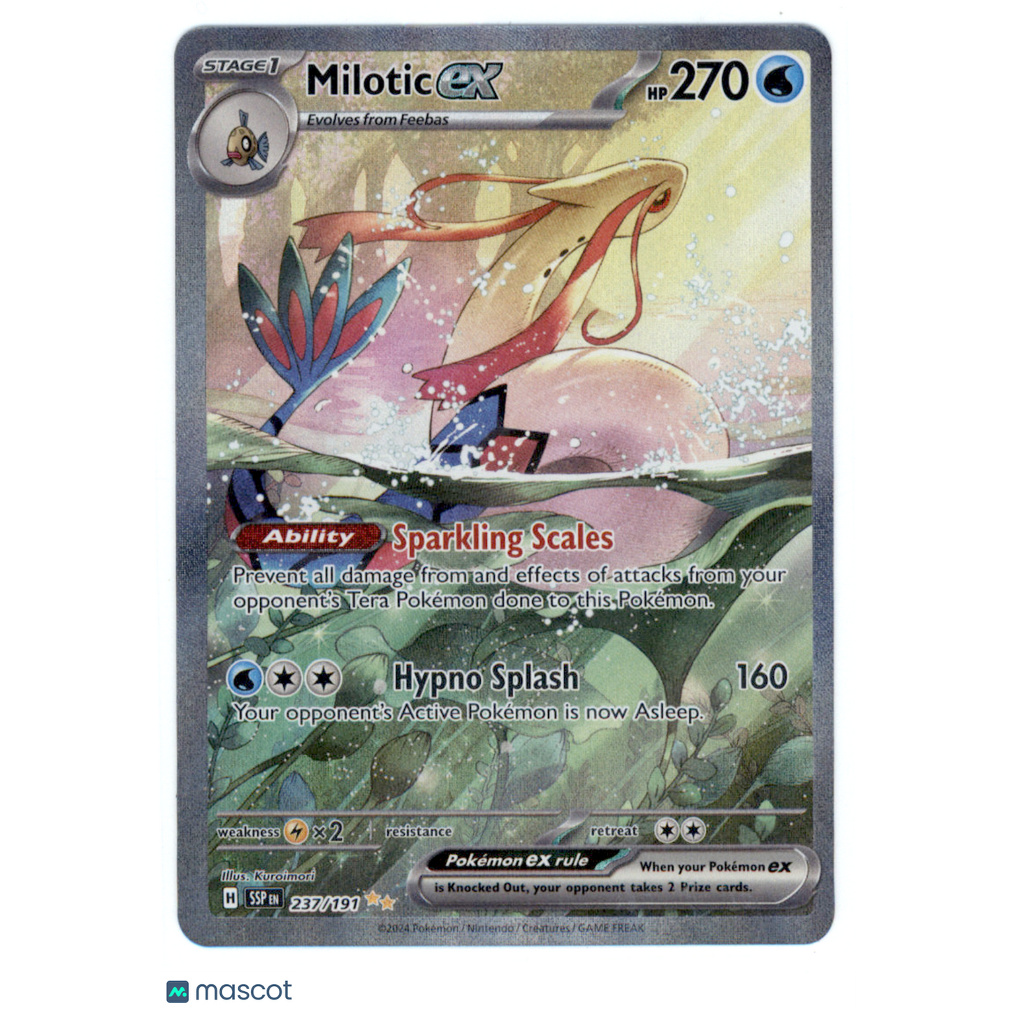 2024 Surging Sparks Milotic EX #237/191 SAR
