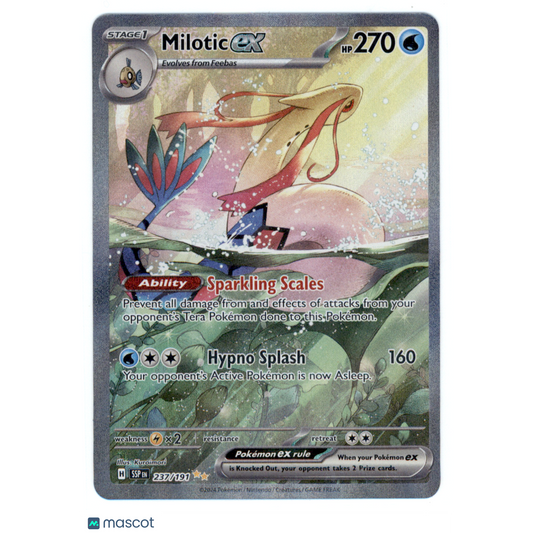 2024 Surging Sparks Milotic EX #237/191 SAR
