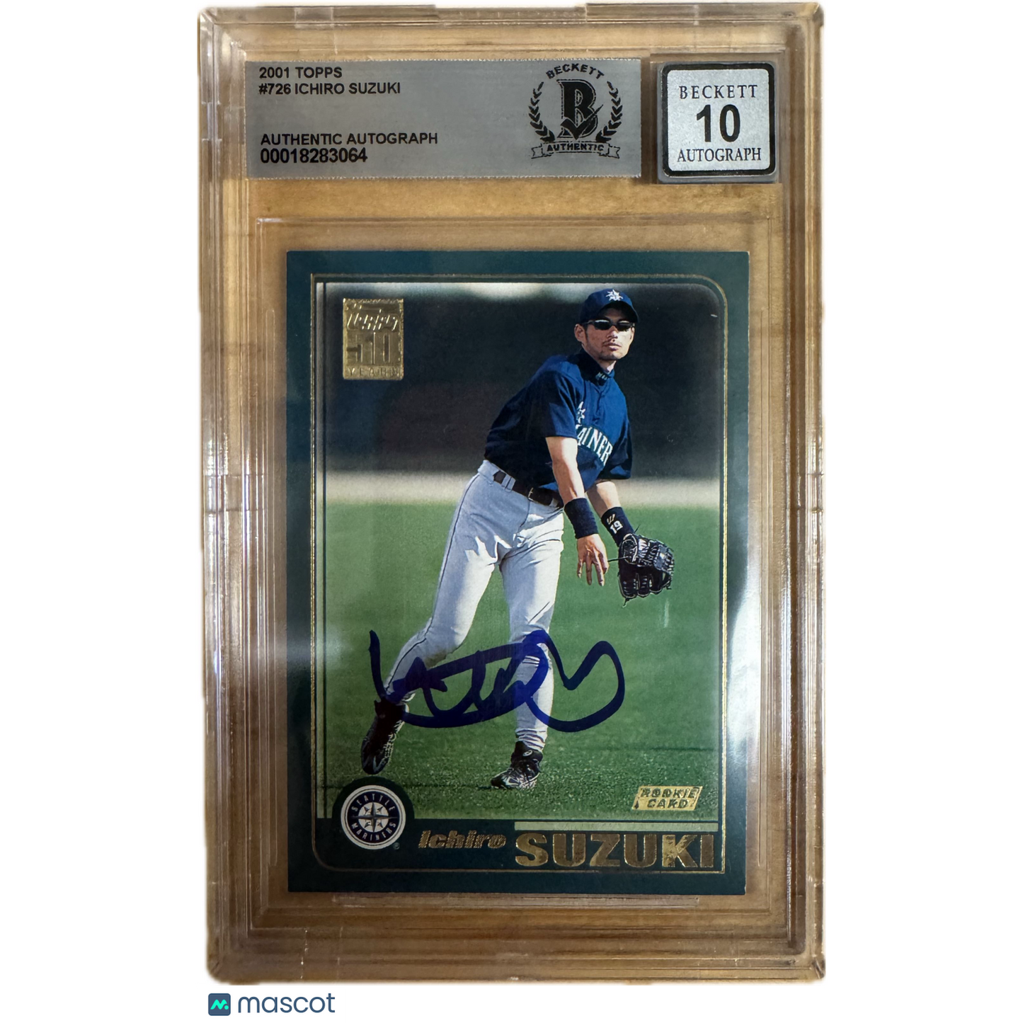 2001 Topps Ichiro Suzuki #726 BGS 10