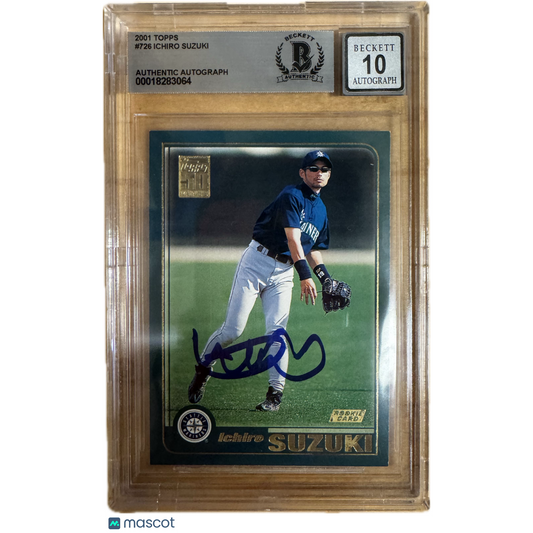 2001 Topps Ichiro Suzuki #726 BGS 10