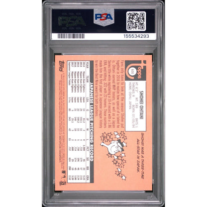 2018 Topps Heritage Shohei Ohtani #600 PSA 9
