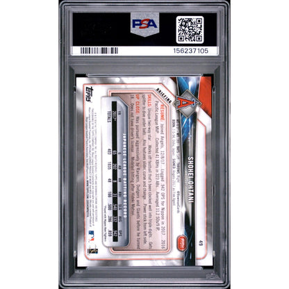 2018 Bowman Shohei Ohtani #49 PSA 9