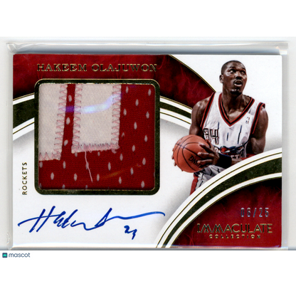 2016 Panini Immaculate Collection Hakeem Olajuwon #PPA-HOL /25