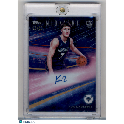 2025 Topps Midnight Rookie Horizon Signatures Kon Knueppel #RHS-KK /50
