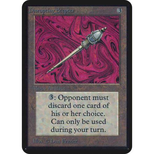 Disrupting Scepter [Limited Edition Alpha]