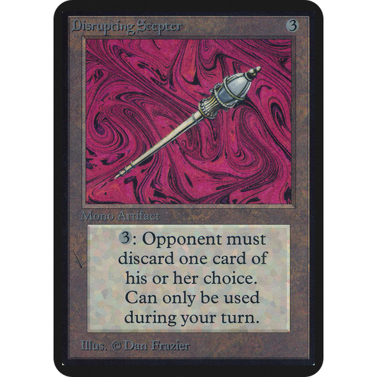 Disrupting Scepter [Limited Edition Alpha]