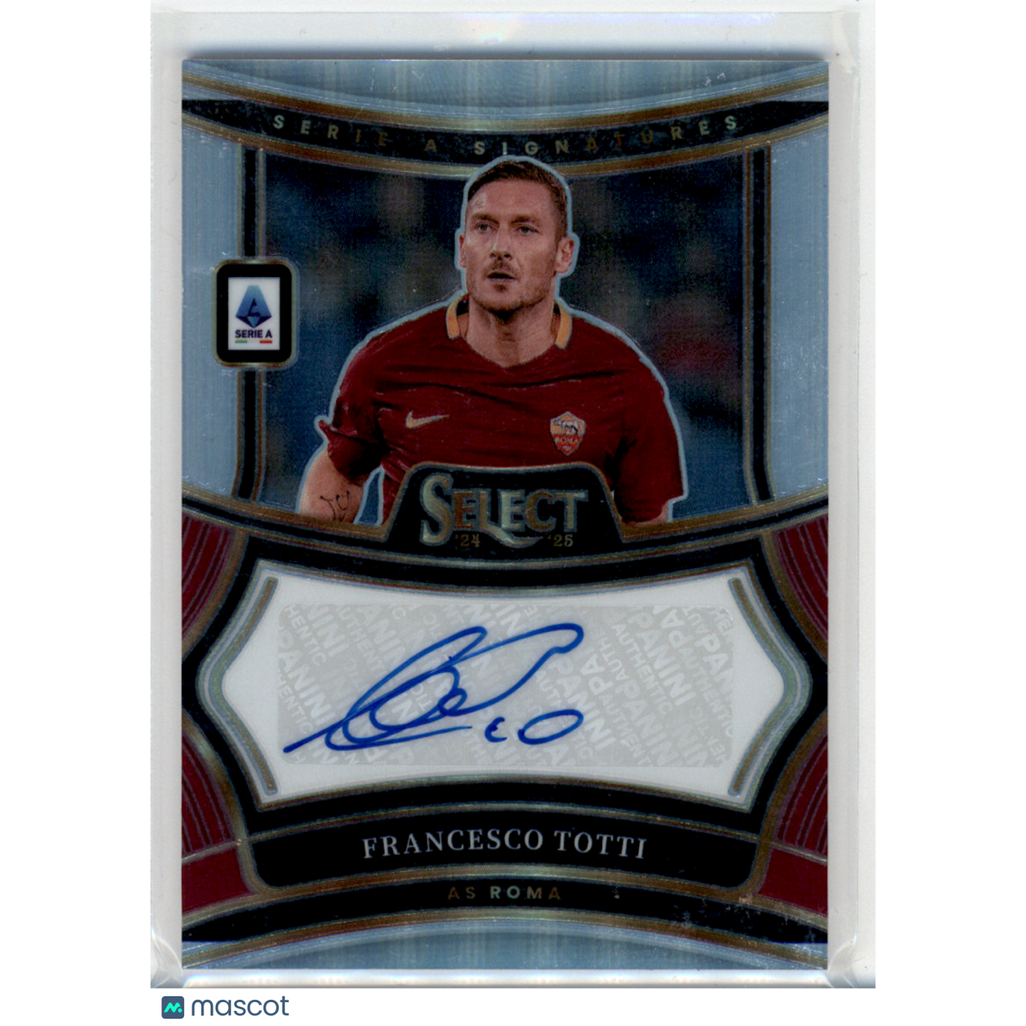2025 Panini Select Serie A Soccer Serie A Signatures Francesco Totti #SS-FTO