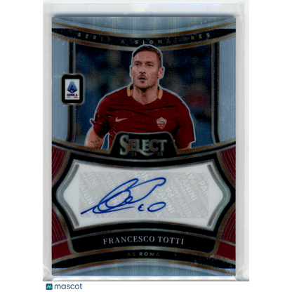 2025 Panini Select Serie A Soccer Serie A Signatures Francesco Totti #SS-FTO