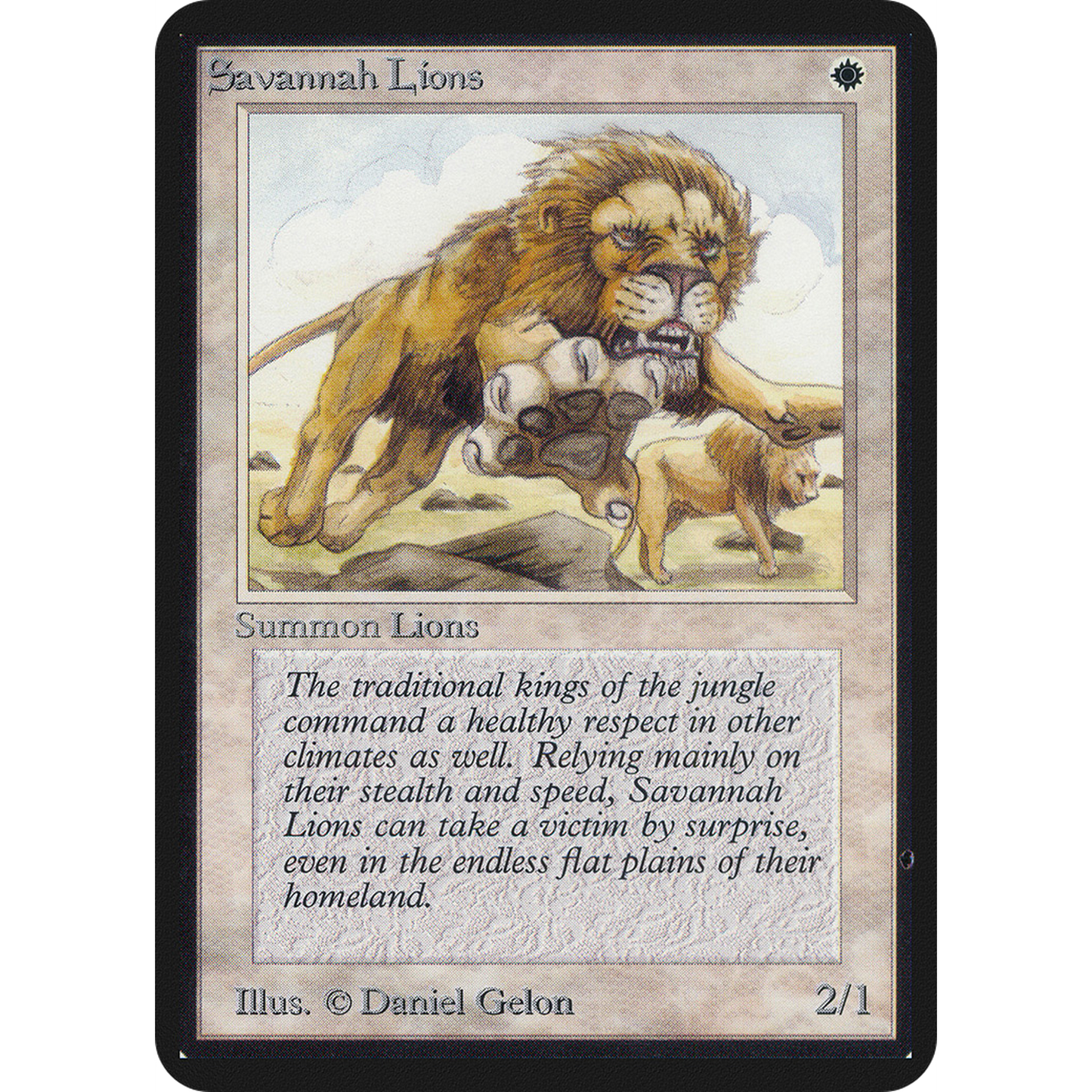 Savannah Lions [Limited Edition Alpha]
