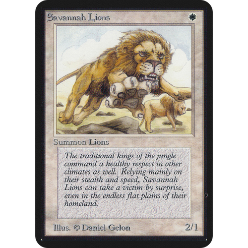 Savannah Lions [Limited Edition Alpha]