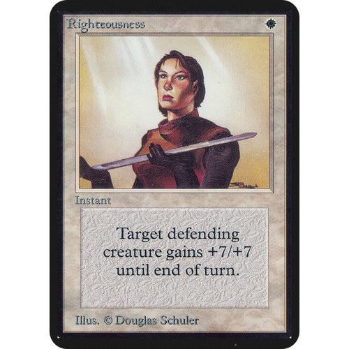 Righteousness [Limited Edition Alpha]