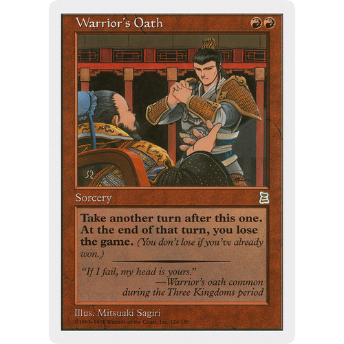 Warrior's Oath [Portal Three Kingdoms]