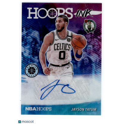 2020 Panini Hoops Premium Stock Hoops Ink Jayson Tatum #HI-JTA