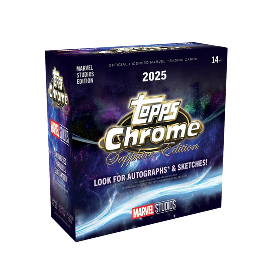 2025 Topps Chrome Sapphire Edition Marvel Studios Hobby Box