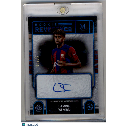 2024 Topps Museum Collection UEFA Champions League Rookie Reverence Lamine Yamal #RRA-LY