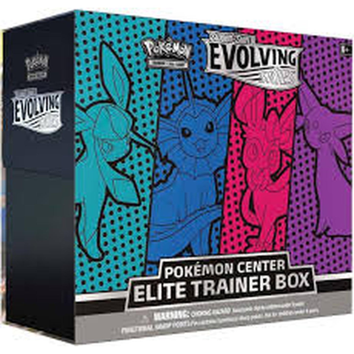 Pokemon: Evolving Skies Pokemon Center Elite Trainer Box (Glaceon/ Vaporeon/ Sylveon/ Espeon)