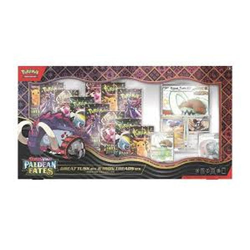 Pokemon: Paldean Fates Great Tusk ex & Iron Treads ex Premium Collection