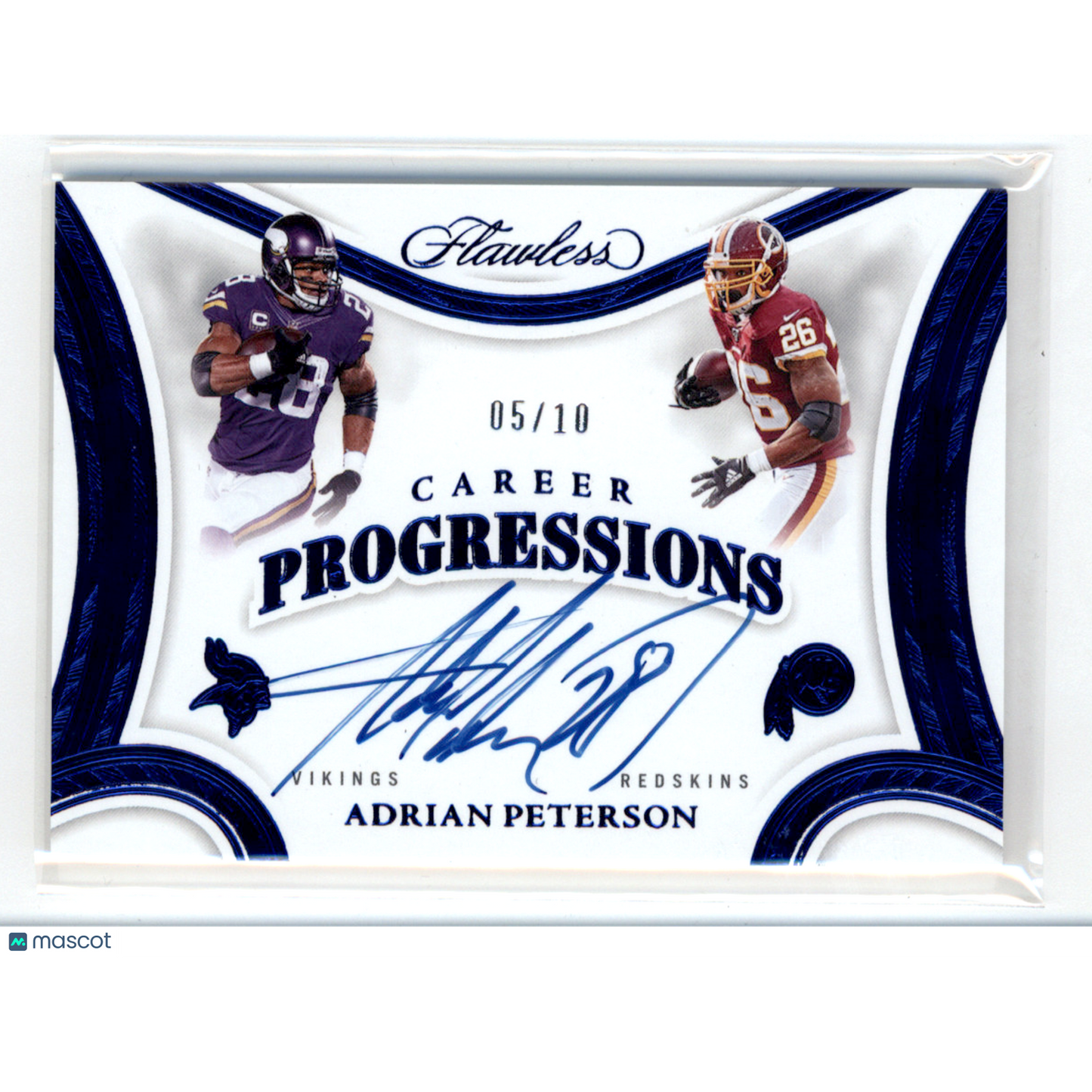2026 Panini Flawless Football Adrian Peterson #CP-APN /10