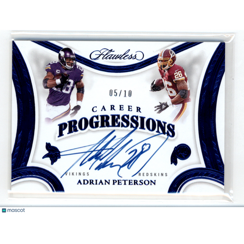 2026 Panini Flawless Football Adrian Peterson #CP-APN /10