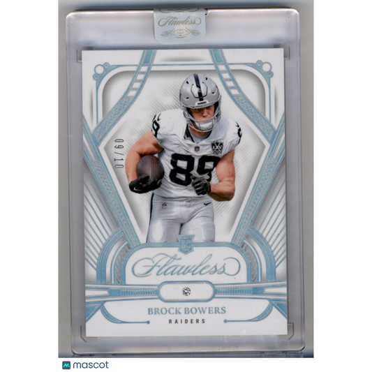 2025 Panini Flawless Football Brock Bowers #106 /10