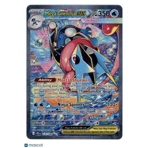 2026 Mega Evolution – Ascended Heroes Mega Greninja EX #116/86 SAR