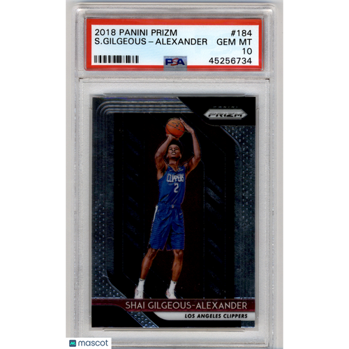 2018 Panini Prizm S. Gilgeous-Alexander #184 PSA 10