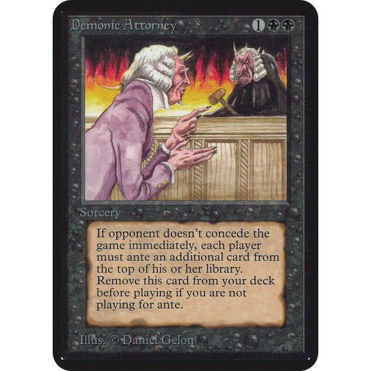 Demonic Attorney [Limited Edition Alpha]