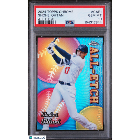 2024 Topps Chrome Chrome All Etch Shohei Ohtani #CAE1 PSA 10