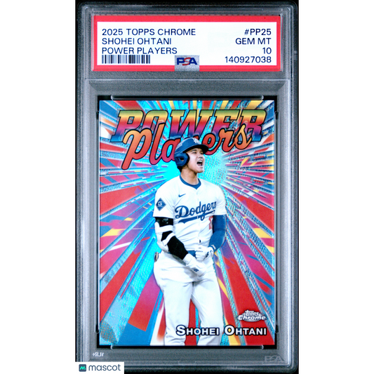 2025 Topps Chrome Power Players Shohei Ohtani #PP25 PSA 10