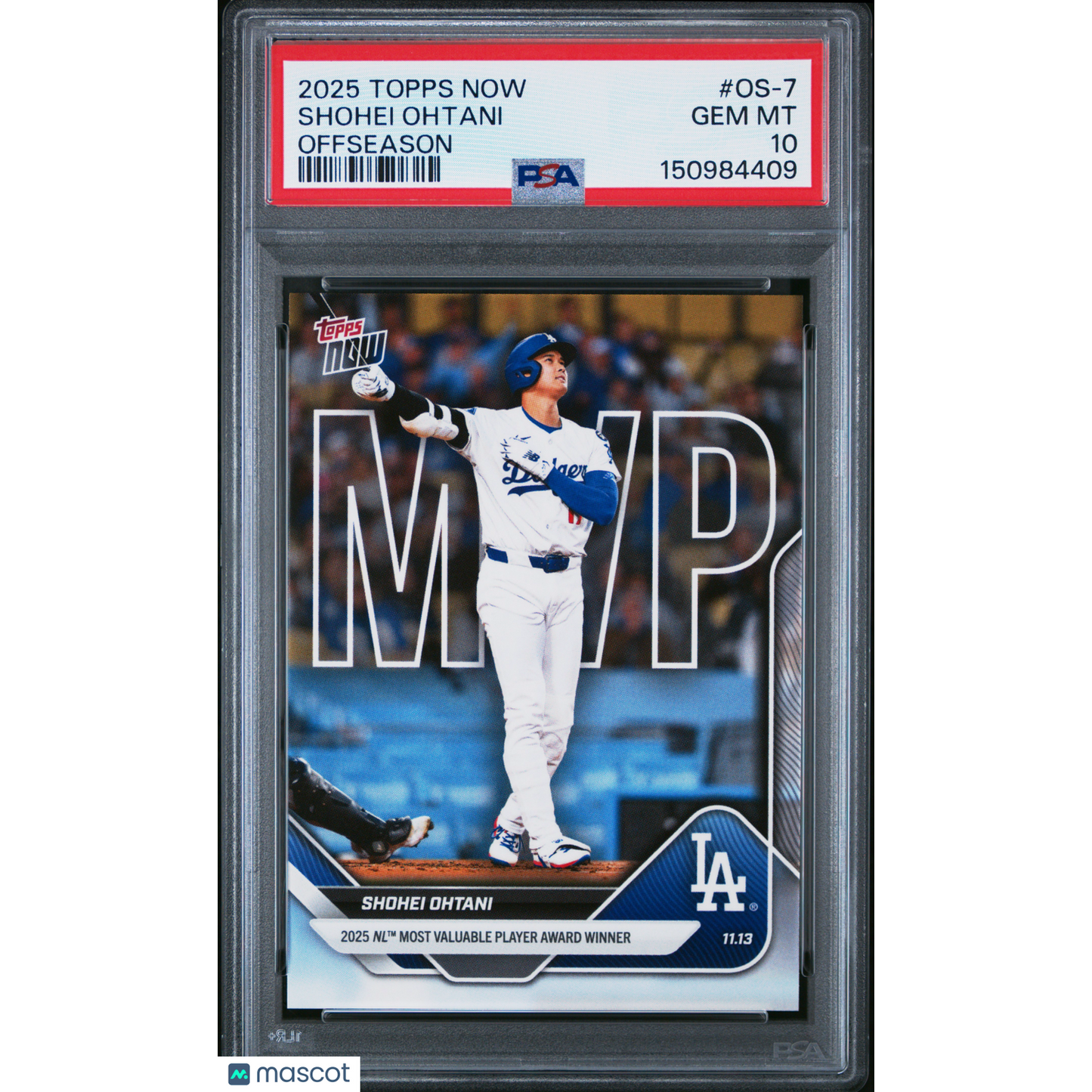 2025 Topps Now Offseason Shohei Ohtani #OS-7 PSA 10