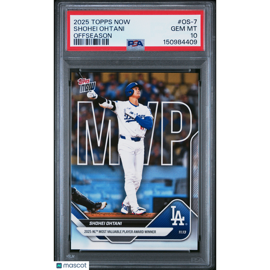 2025 Topps Now Offseason Shohei Ohtani #OS-7 PSA 10