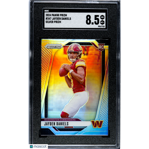 2024 Panini Prizm Jayden Daniels #347 Silver SGC 8.5