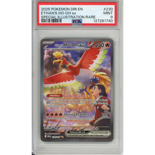Pokemon Graded: Ethan's Ho-oh ex 230/182 Destined Rivals (2025) SIR PSA 9