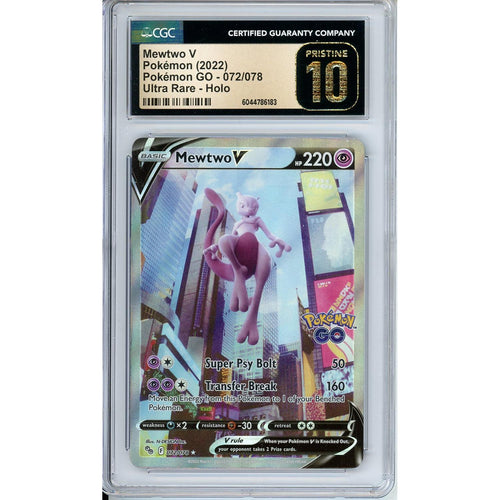 Pokemon Graded: Mewtwo V CGC 10