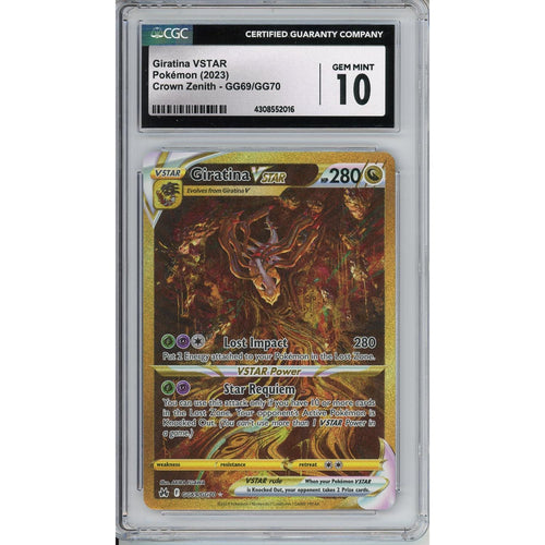 Graded Pokemon: Giratina VSTAR CGC 10