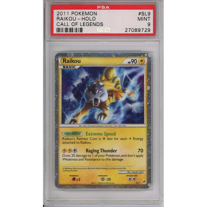 Pokemon Graded: Raikou Holo PSA 9