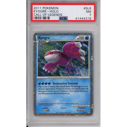 Pokemon Graded: Kyogre Holo PSA 7