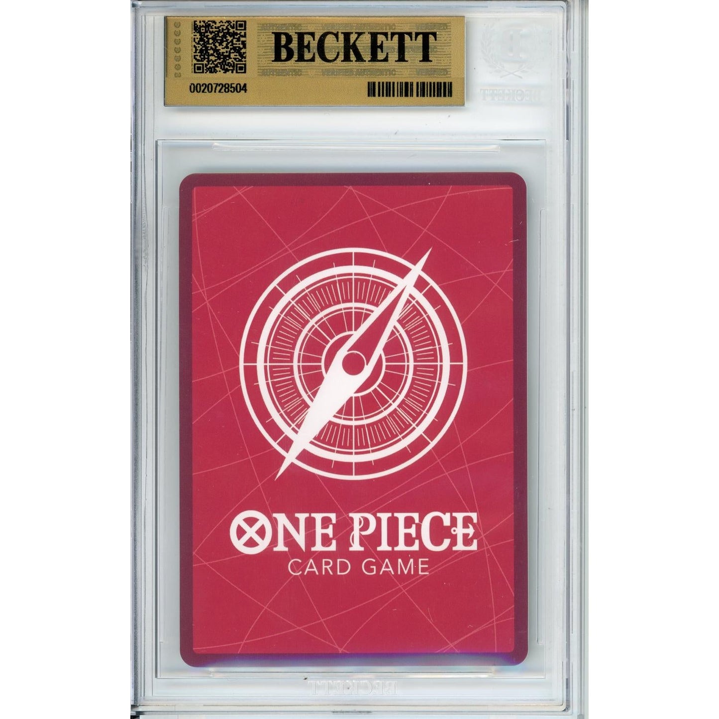 One Piece Graded: Roronoa Zoro OP12-020 Serialized Top Prize 129/600 Beckett 10