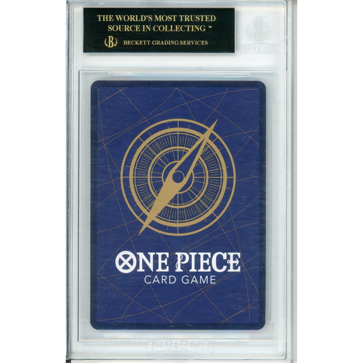 One Piece Graded: JP Wings Of The Captain OP04-024 Art Rare Beckett Black Label 10
