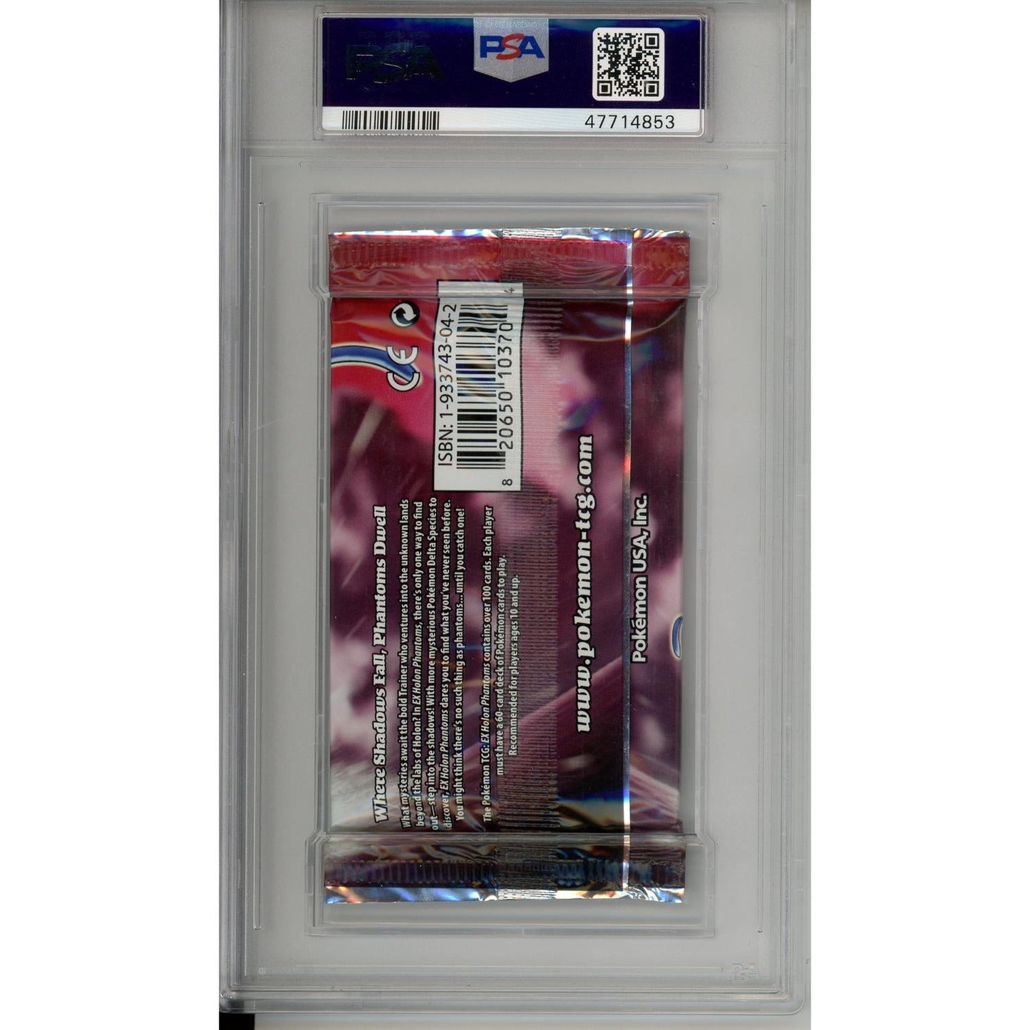 Pokemon Graded: EX Holon Phantoms Foil Pack PSA 10