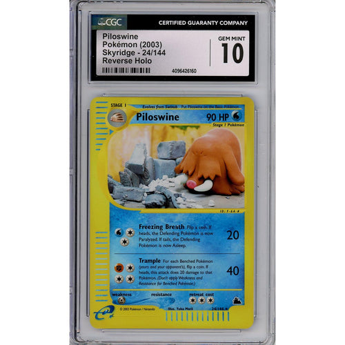 Pokemon Graded: Piloswine CGC 10