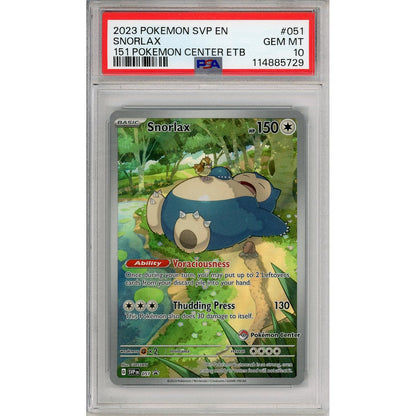 Pokemon Graded: Snorlax PSA 10