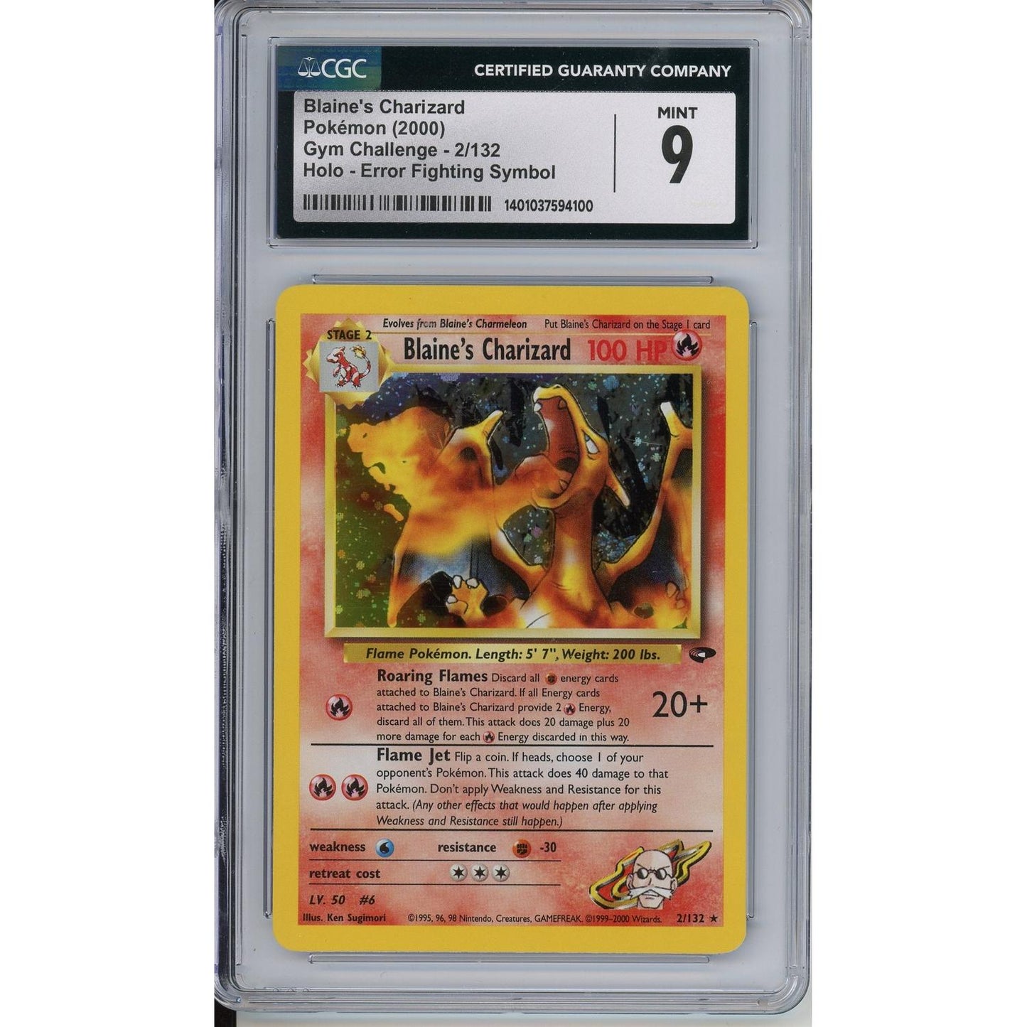 Pokemon Graded: Blaine's Charizard CGC 9