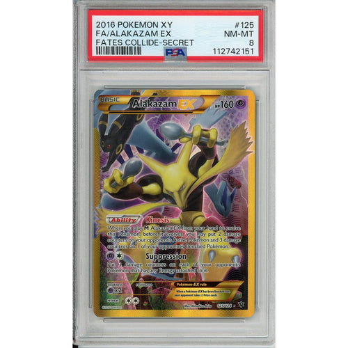 Pokemon Graded: Alakazam EX PSA 8