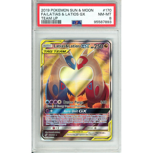Pokemon Graded: Latias & Latios GX PSA 8